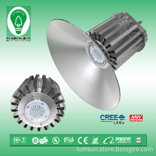 90-305V high quality UL 50w led high bay light 5 years warranty